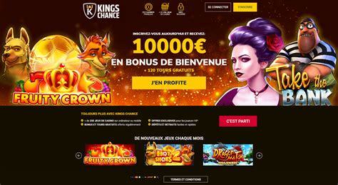 casino kings chance codes bonus sans dépôt